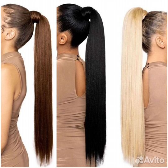 Хвосты. Афро-резинки, фонарики