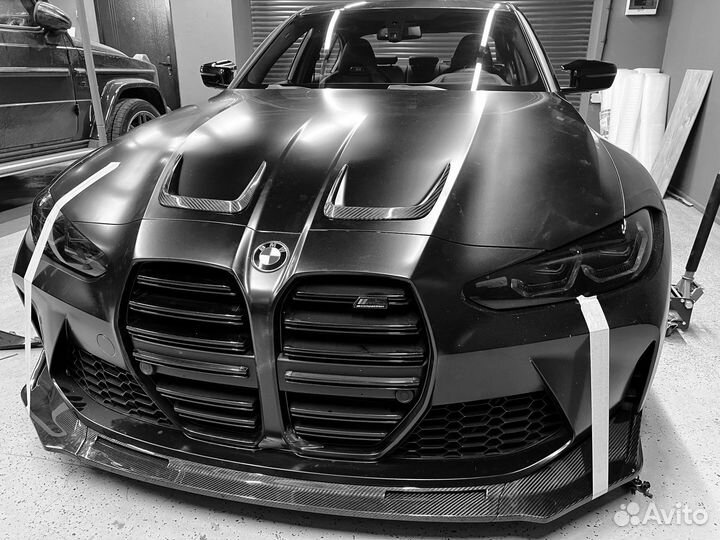 Карбоновая губа BMW M3 G80, M4 G82