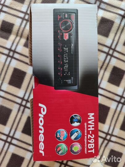 Магнитола pioneer с блютусом.оригинал.есть Чеки