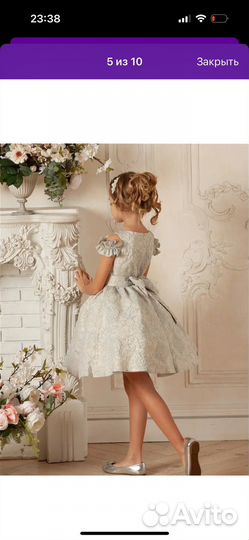 Нарядное Платье для девочки Stefania 128-134