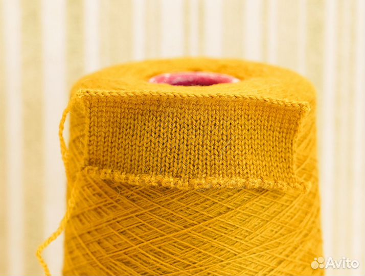 Пряжа Zegna Baruffa Cashwool горчичный из Италии