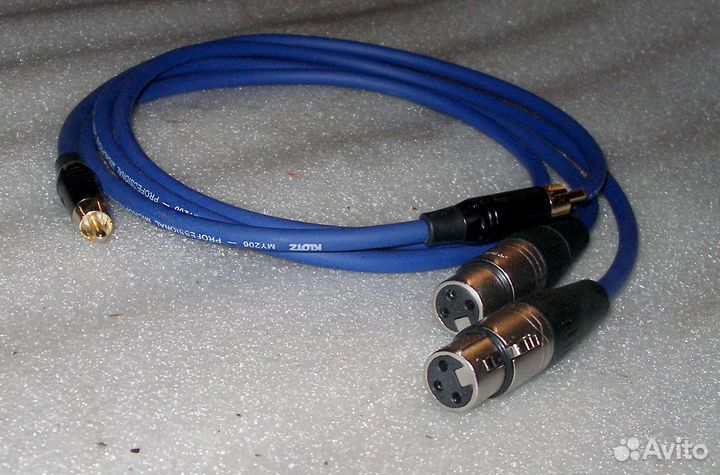 Межблочный кабель 2RCA - 2XLR