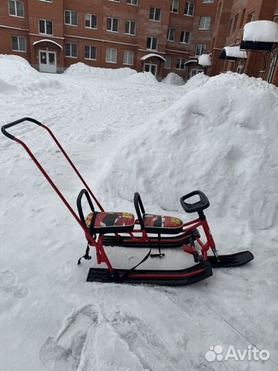 Снегокат для двоих