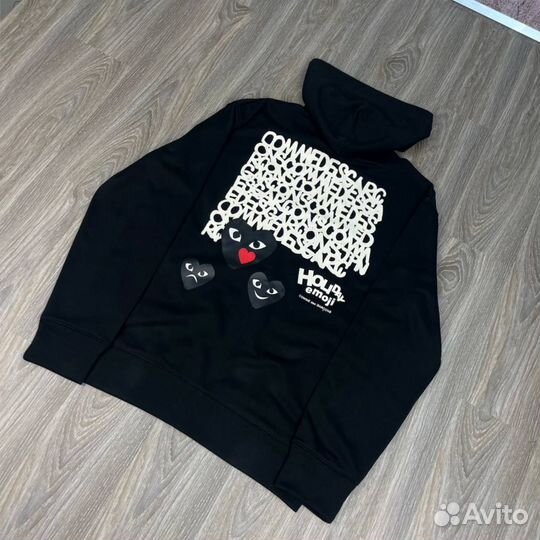 Зип худи Comme Des Garcons emoji play