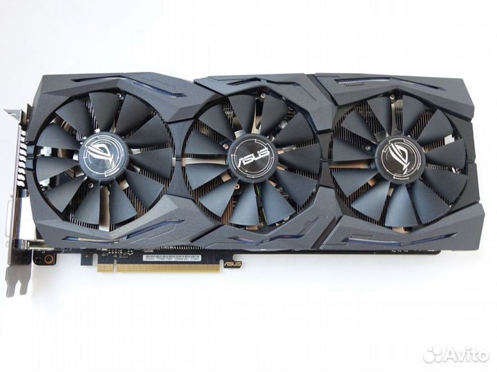 Видеокарта gtx 1070ti asus rog strix