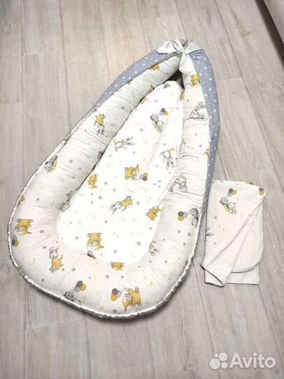 Кокон гнездышко для новорожденного гнездо детское