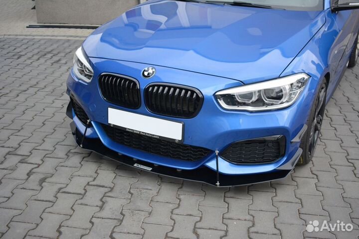 Накладка на бампер BMW 1 F20, F21 (15-19) MD V1