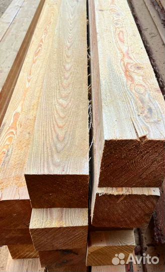 Брус от производителя лиственница 100х150мм, гост