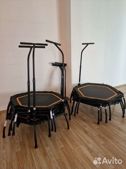 Батуты для фитнеса с ручкой