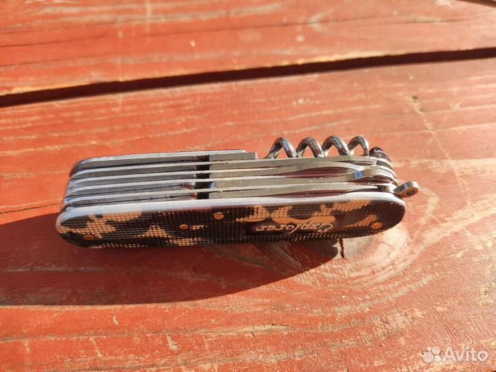 Нож складной карманный 12 предметов Explorer