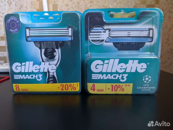 Кассеты Gillette Mach 3