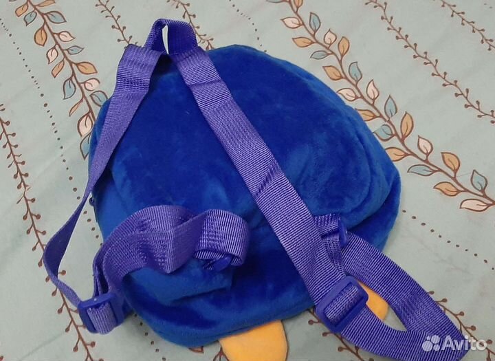 Детский рюкзачок красный и синий