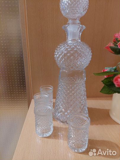 Штофы и графины СССР хрусталь