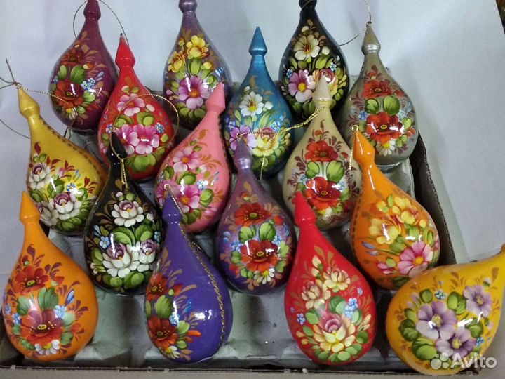 Новогодние шары и украшения ручной работы