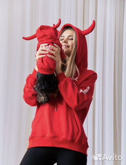 Парное худи для хозяйки И питомца