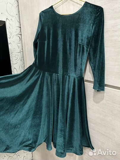 Плате женское бархатное 46 размер