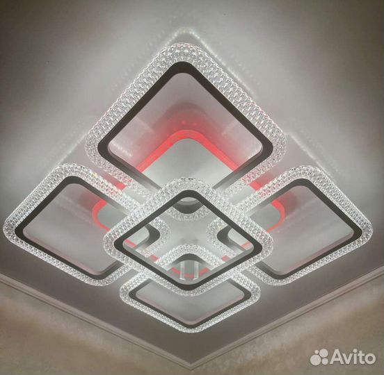 Люстра светодиодная на 25кв.м