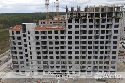 Ход строительства ЖР «Никольский» 3 квартал 2021