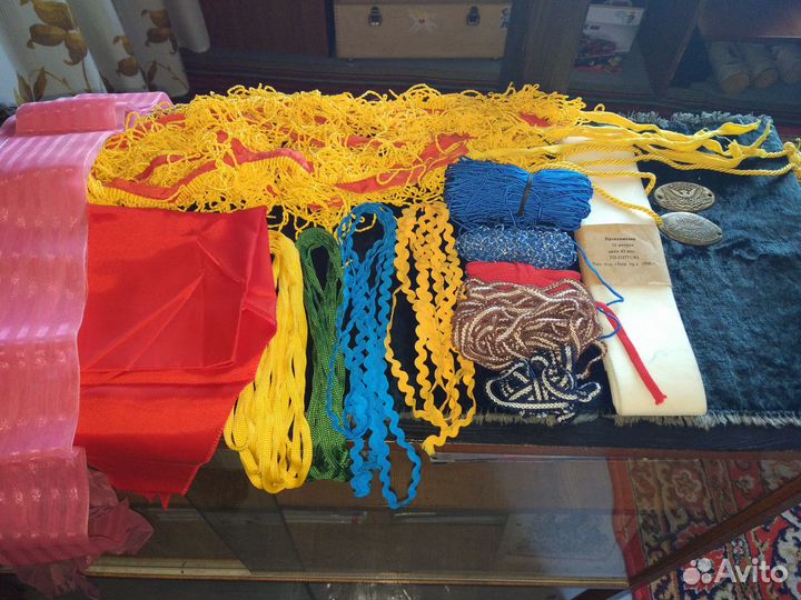 Плюш галстук пионерский ленточки СССР