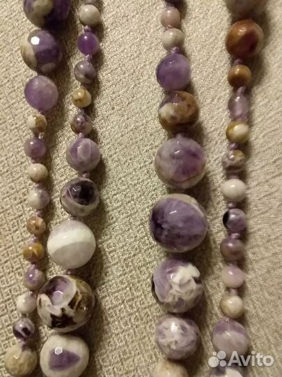 Бусы аметист