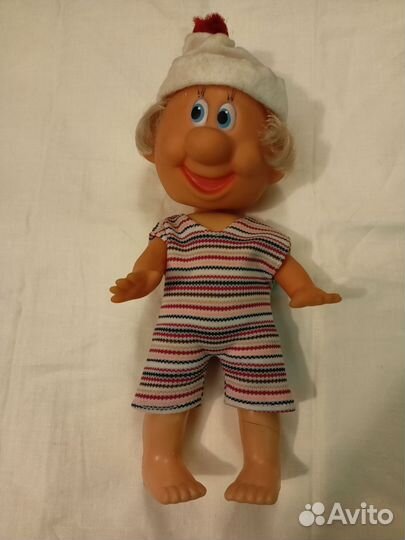 Кукла - пупс ГДР резиновый