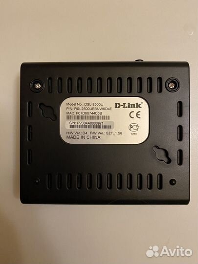 Adsl Роутер D-Link DSL-2500U