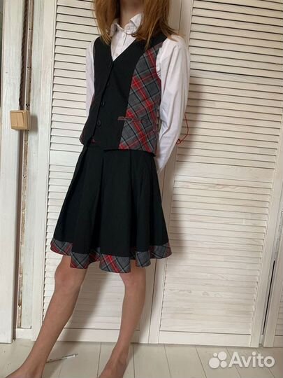 Школьная форма Жилетка брюки рубашка сарафан юбка