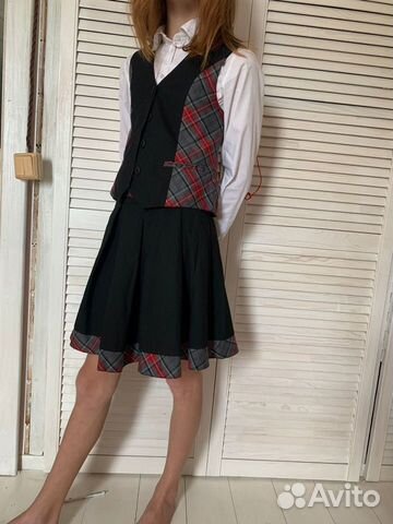 Школьная форма Жилетка брюки рубашка сарафан юбка