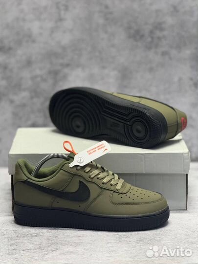 Кроссовки Nike Air Force 1 Medium Olive (Арт.71389)