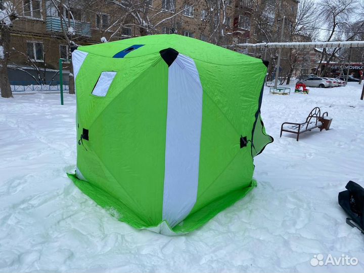 Зимняя палатка Куб 3 слойная 180*180*200