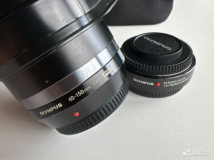 Olympus 40 150 2.8 + конвертер 1.4