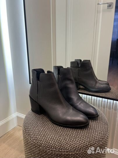 Ботильоны кожаные 38