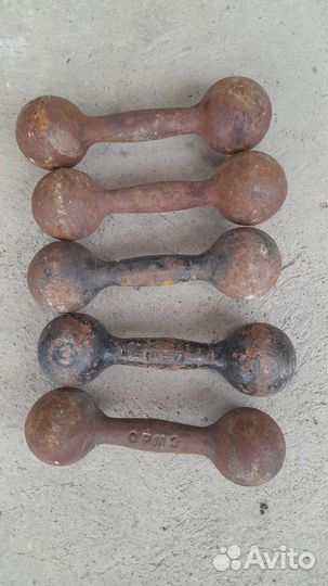 Гантели литые 3 кг