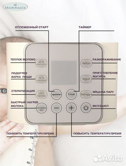 Стерилизатор подогреватель для бутылочек