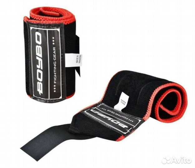 Суппорт запястья BoyBo BWS305, черно-красный (XL)