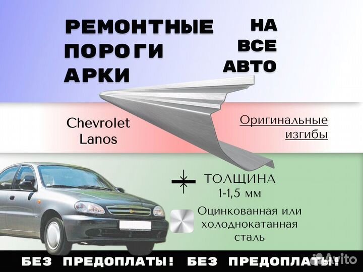 Ремонтные арки Citroen Berlingo С гарантией