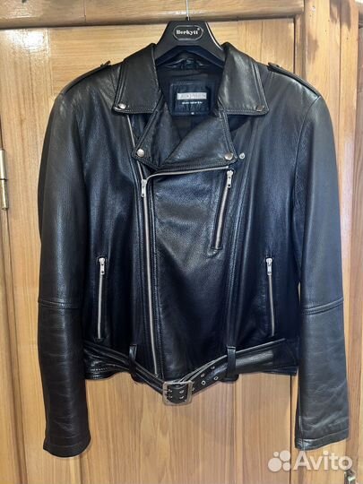 Кожаная куртка косуха мужская