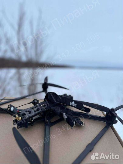 Квaдpoкоптeр fpv piranha 10 