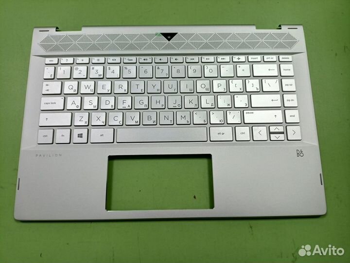 Топкейс с клавиатурой HP 14-cd серебристый