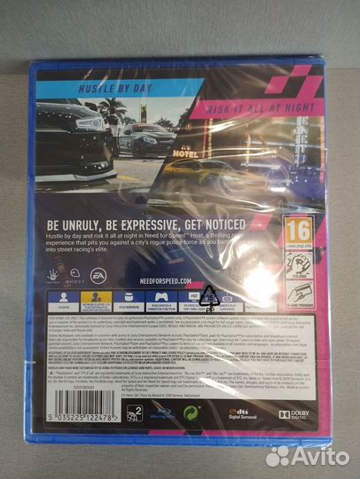 Need For Speed Heat ps4 новый диск