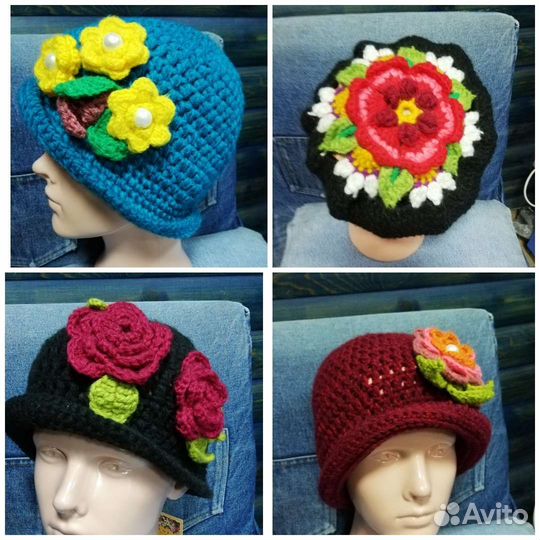 Шапки вязанные