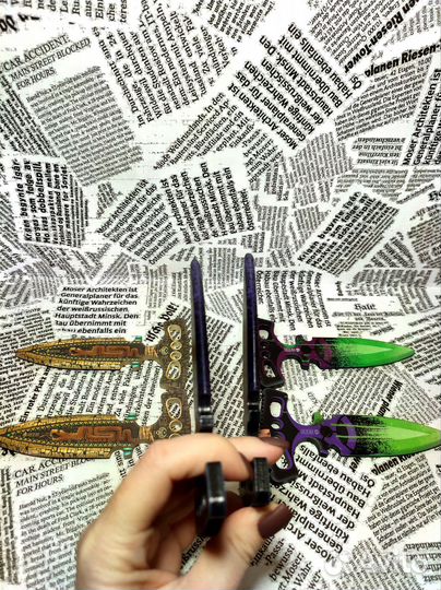 Тычковые парные игрушечные ножи из Standoff 2