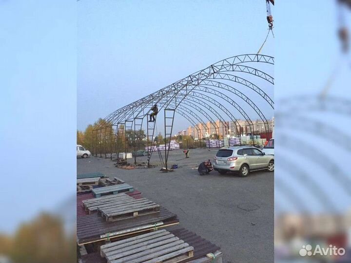 Арочный ангар тип «В» 20х30м