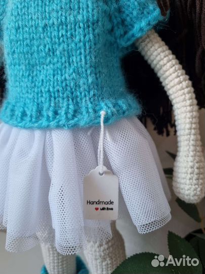 Подарок на новый год кукла амигуруми ручная работа