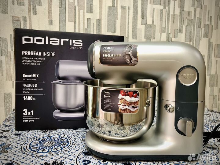 Миксер планетарный Polaris PKM 1403 (новый)