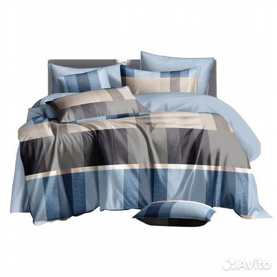 Постельное белье 1,5сп cottonika Unique сатин 2 на