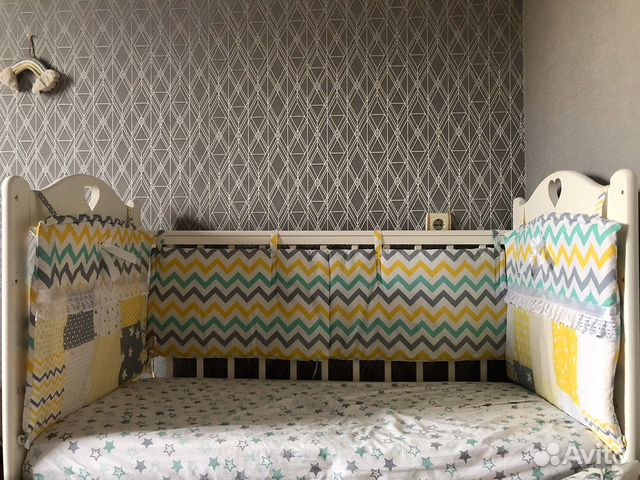 Бортики в детскую кроватку