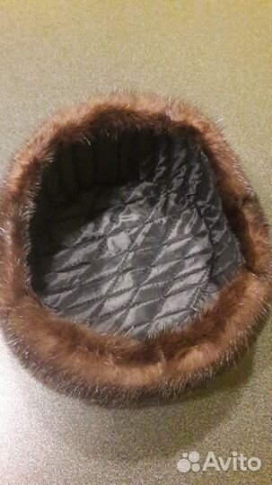 Шапка норковая муж. Разм. 58