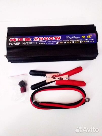 Инвертор с 12 в 220 преобразователь чистый синус