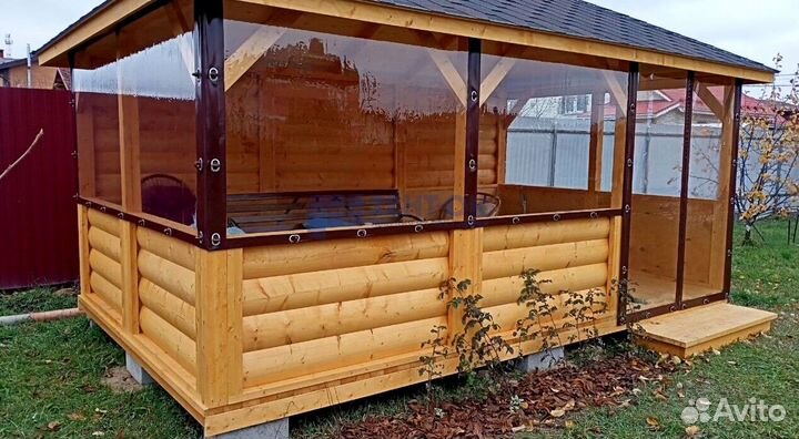 Мягкие окна для веранды